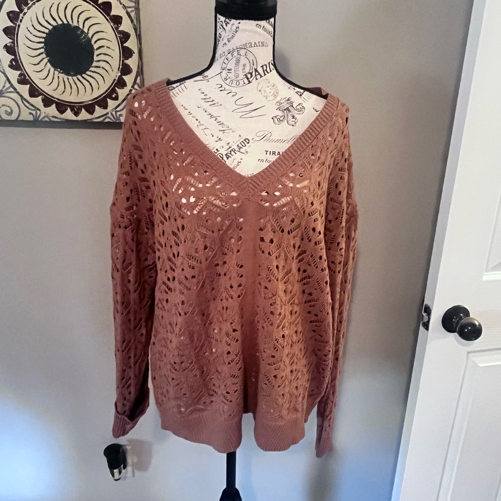 Maurices Tan Knit Pullover